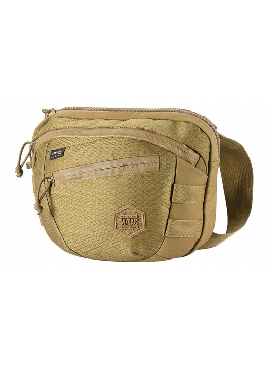 M-Tac Sphaera Hex Hardsling Bag Large hátizsák, Cordura Hex, 29x21x26cm, Coyote