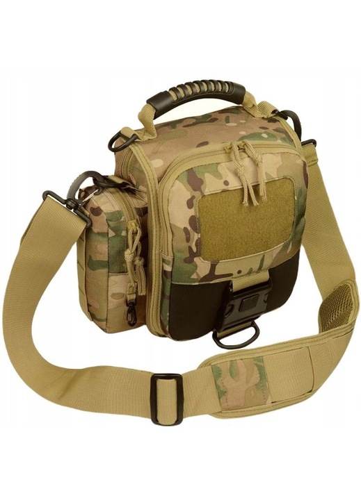 Hátizsák Camo Military Gear Indy 5,5L Multicam, 25x23x12cm, 600D poliészter anyag, szett mellékelve