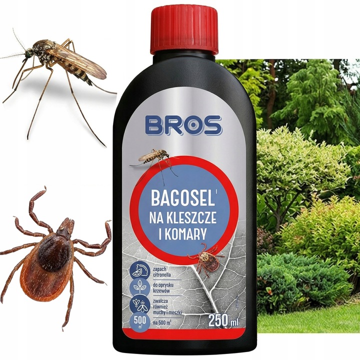 Insecticid BROS spray împotriva țânțarilor și căpușelor, 250ml