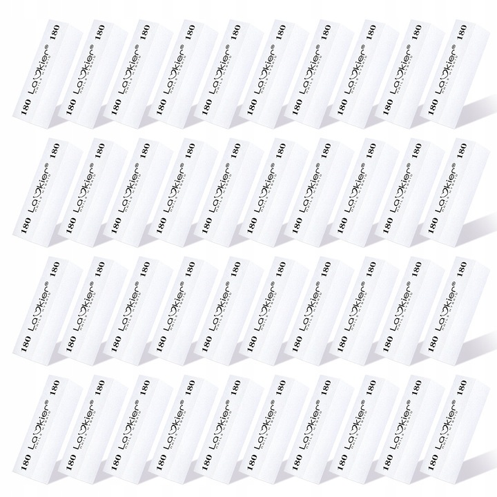 Set 100 blocuri polerski La'kier 180/180 alb