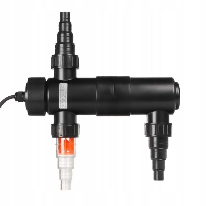 Sterilizator UV-C SunSun 18W, 30x15x10cm, pentru acvarii, cu iesire dubla, rezistent la apa