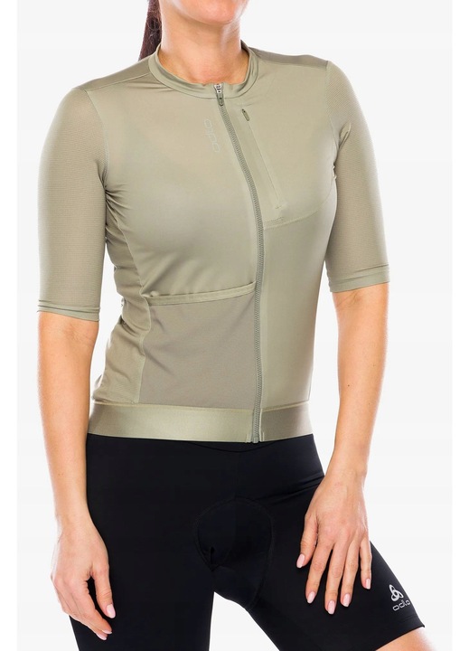 Tricou ciclism dama Odlo Explorer Pro, verde, material reciclabil, tehnologie racire