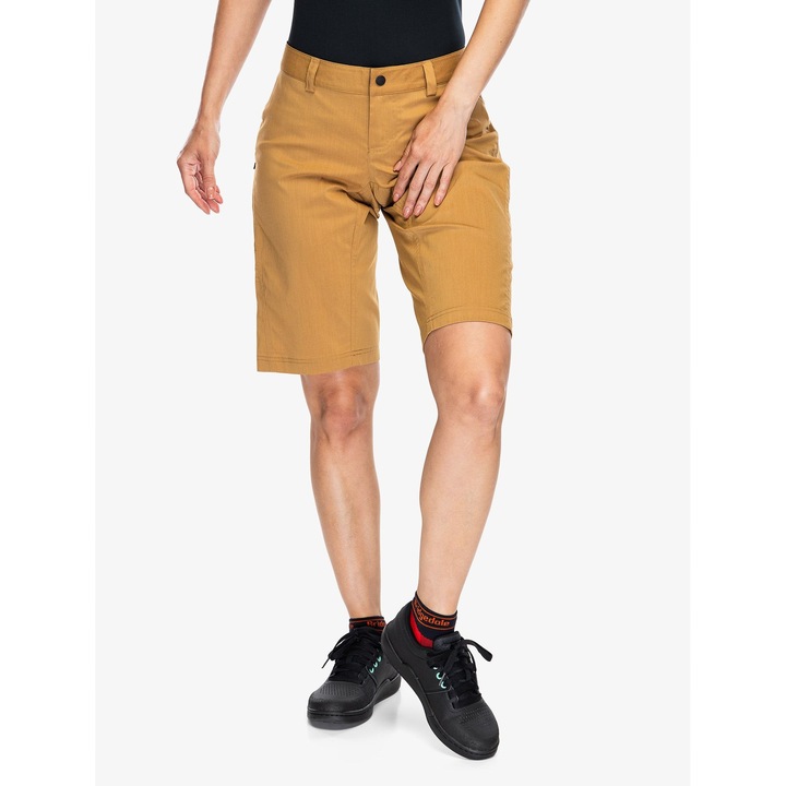 Női sportnadrág, Mons Royale, Virage Bike Shorts 2.0, barna színű