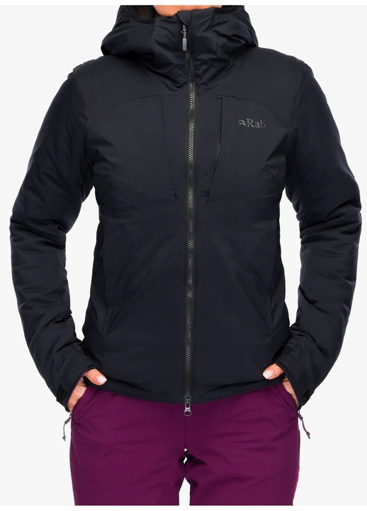 Geaca dama Rab Xenair Alpine, izolata, negru, fabricata din materiale de calitate, M INTL
