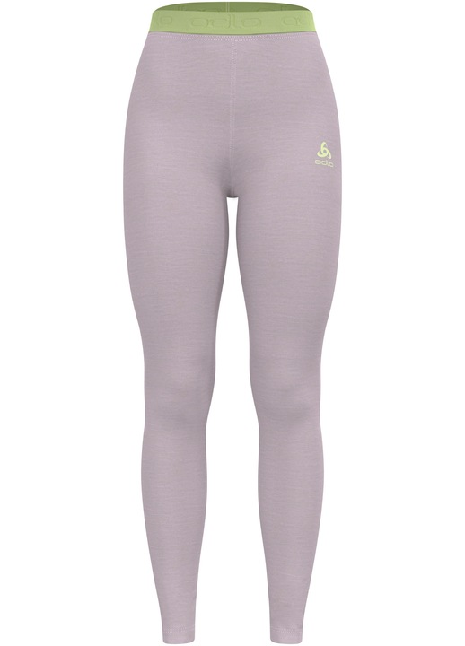 Colanti dama Odlo Natural Performance, termoactivi, gri/lime, L INTL