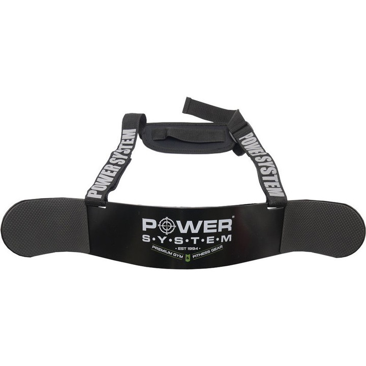 Bicepsz heveder, Power System, fekete, uniszex
