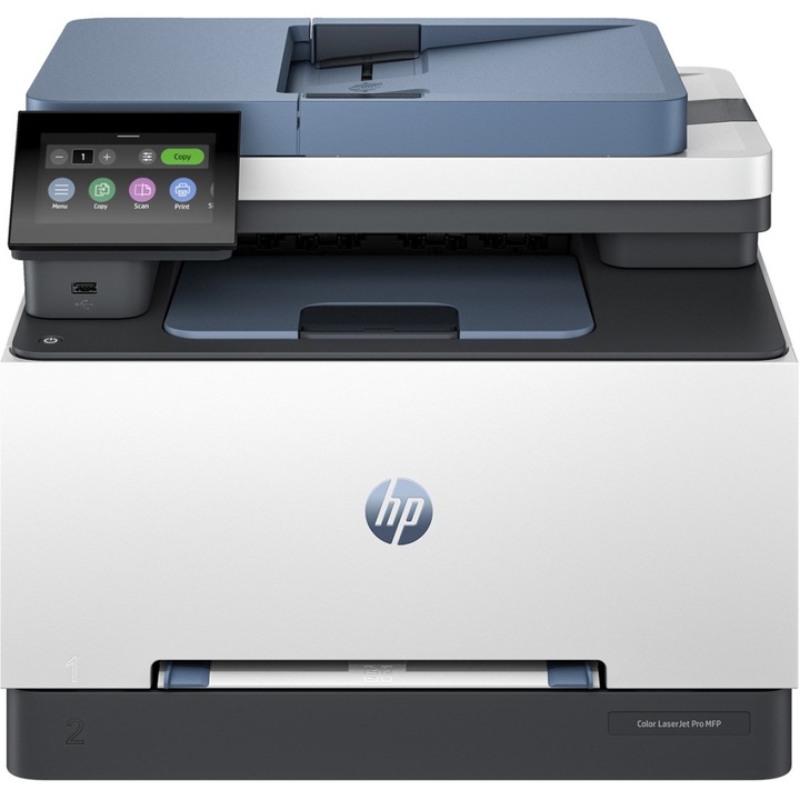 Imprimanta multifunctionala HP Color LaserJet Pro 3302fdn, 25 pagini/minut, 4,3" display, 418x341,3x419,1mm