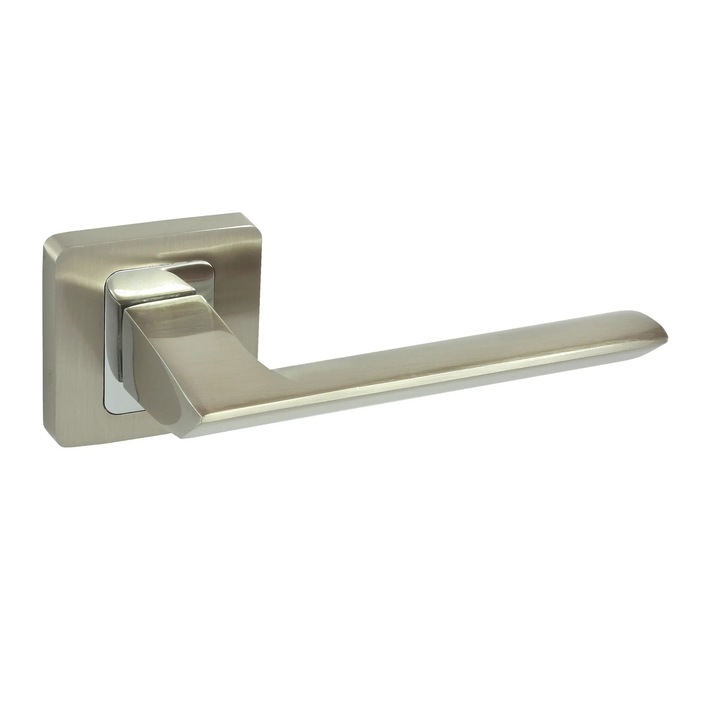 Maner usa DOMINO Quanta QR M6/M9, aluminiu, crom-nichel, design kwadrat, set