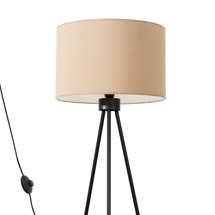 Lampa NEVIA, Sollux, design elegant, abajur granat, 3 picioare