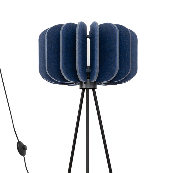 Lampa MULA, Sollux, 45cm, filc, negru, set