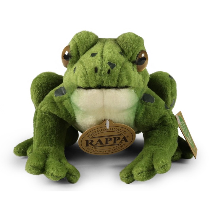 Jucarie de plus, Rappa, Zapada Eco Friendly, 19 cm, verde