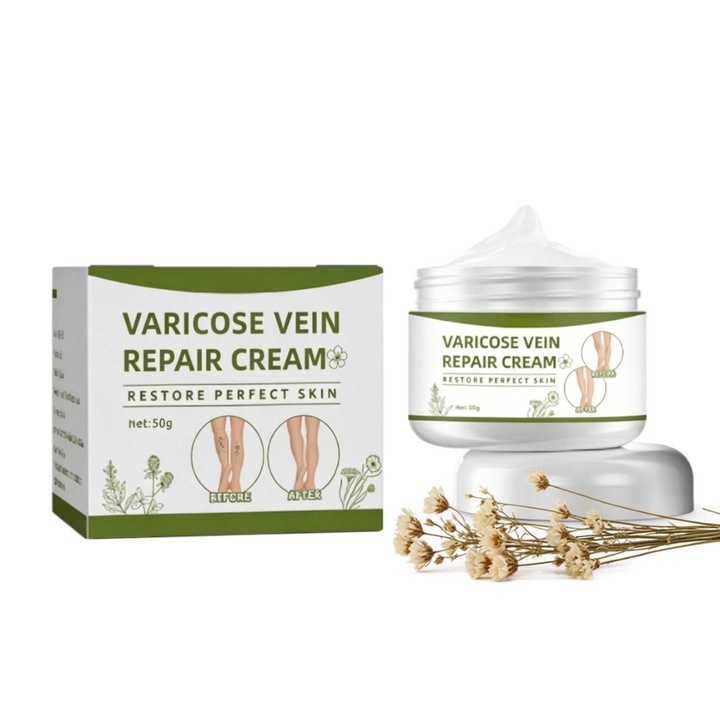 Krém visszér kezelésére, AIMAIQI, 50g, gyengéd formula, gyors felszívódás, a lábak kényelméért