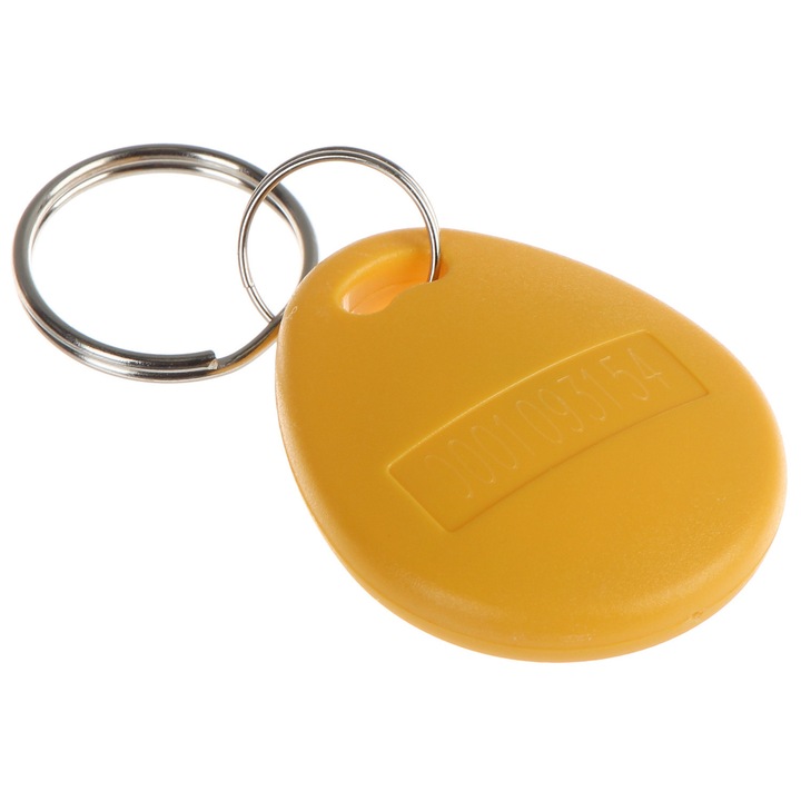 Breloc RFID ATLO-534N, galben, 37x30x8mm