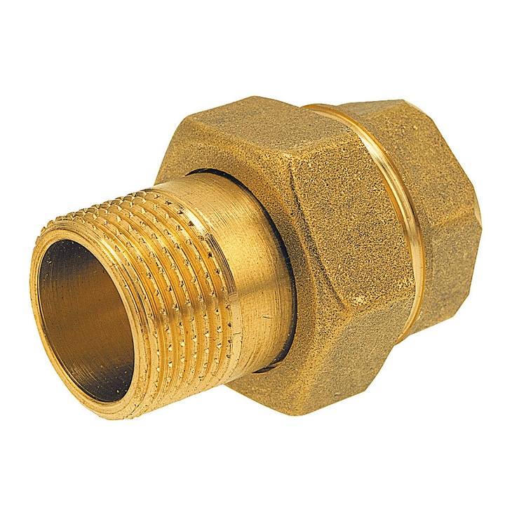 Fiting din bronz cu O-ring, Ferro, 3/4", 10 bar, 95C