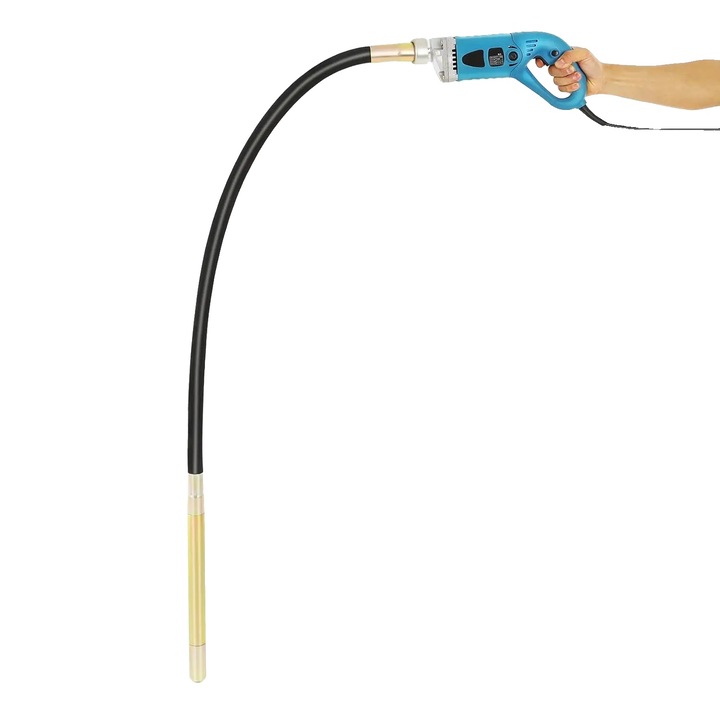 Betonvibrátor, 1300W, 1.5m vibrációs tengely, kék/fekete