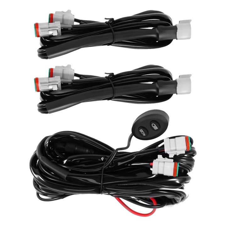 Kit cabluri pentru benzi LED RGB, dimensiuni 3.5-7 inch, constructie durabila, distributie fiabila a energiei