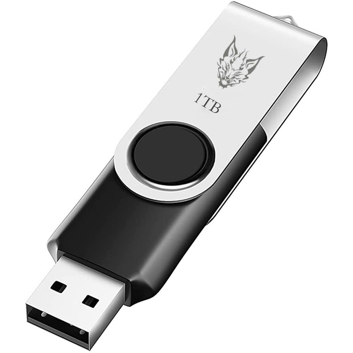 Unitate flash USB de 1TB, unitate USB 3.0, unitate de stocare pliabila, stick de memorie cu design rotativ