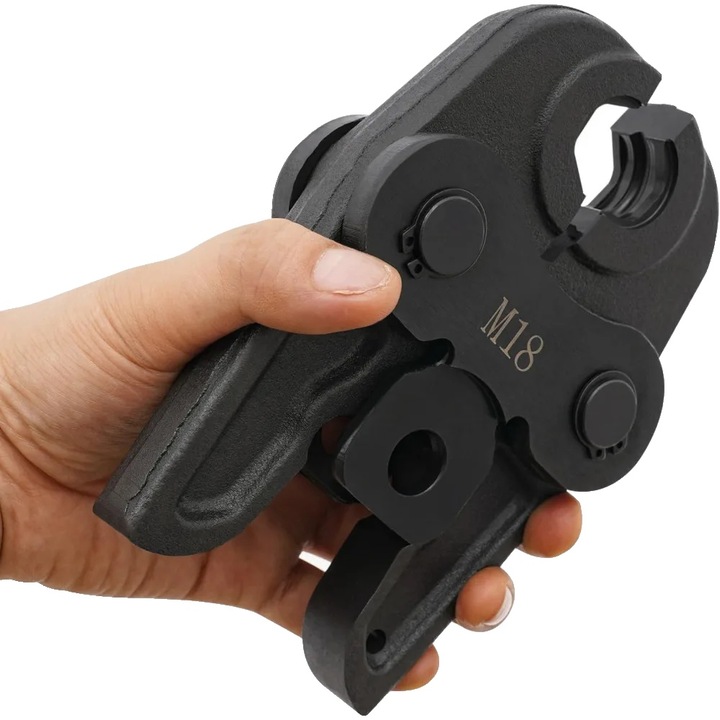 Krimpelő fogó, 42CrMo, 18 mm, 0.8x1.2 mm, fekete