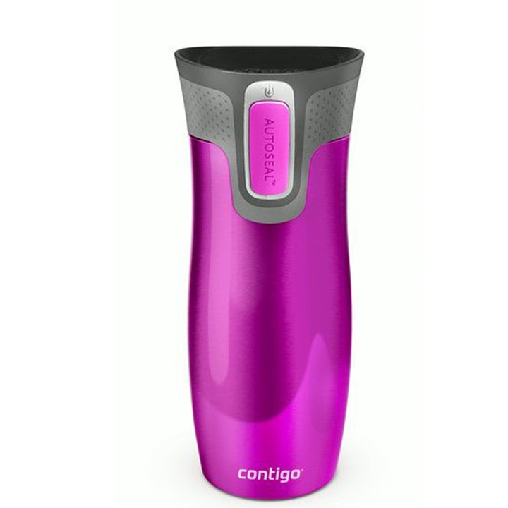 Cana Termica Contigo West Loop 2.0, 470ml, Culoare Zmeura