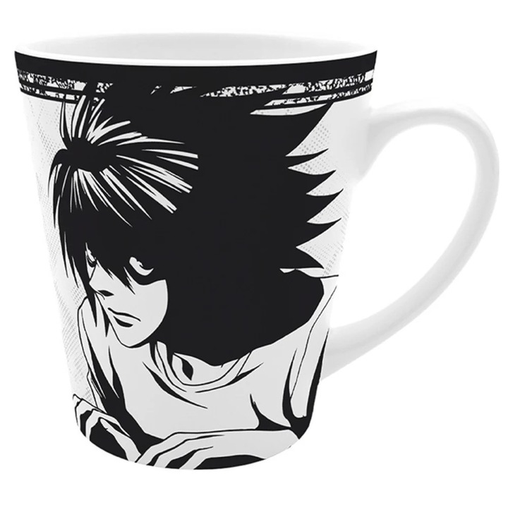 Чаша Abystyle Kana Death Note, 250 ml, керамика, черна