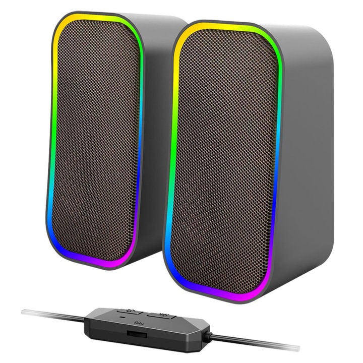 Speedlink Token RGB Gaming Speaker Black, 304427, Hangszóró