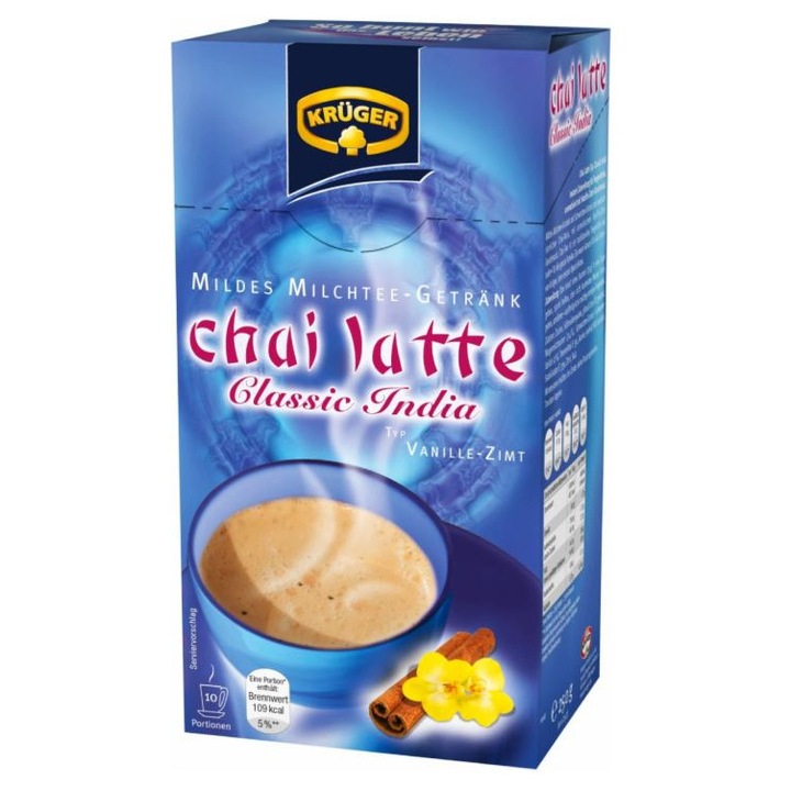 Kruger Chai Latte Vanília és Fahéj