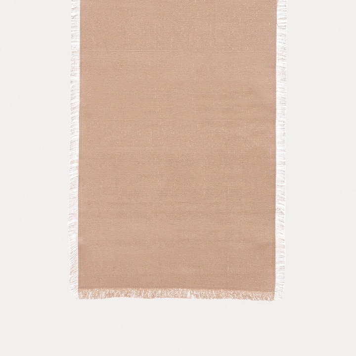 MAHA asztali futó, 140x38 cm, bézs