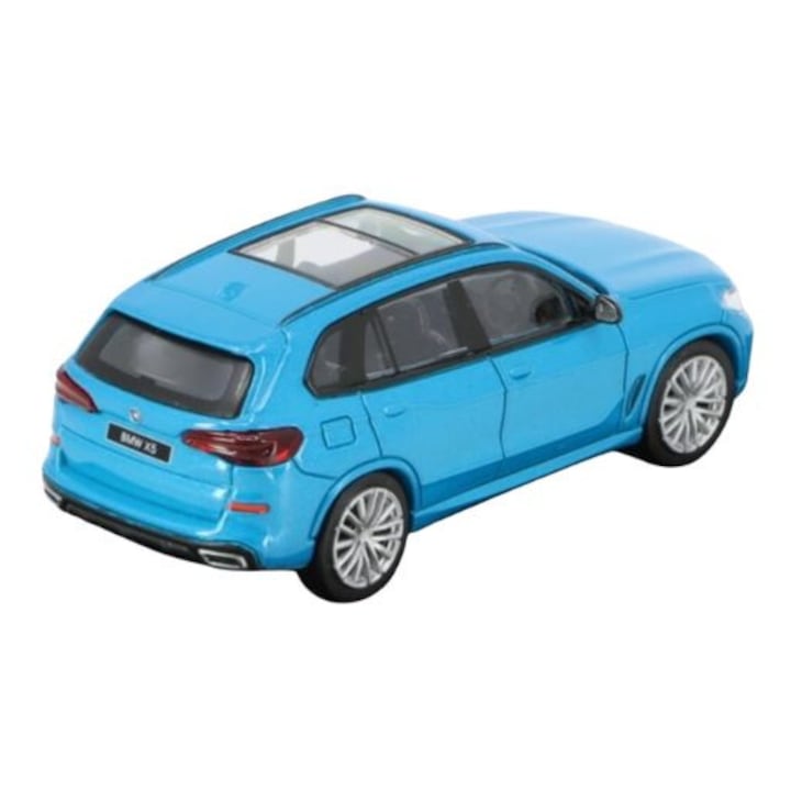 BMW X5 G05 autómodell, kék, 1:64, Para64, RHD