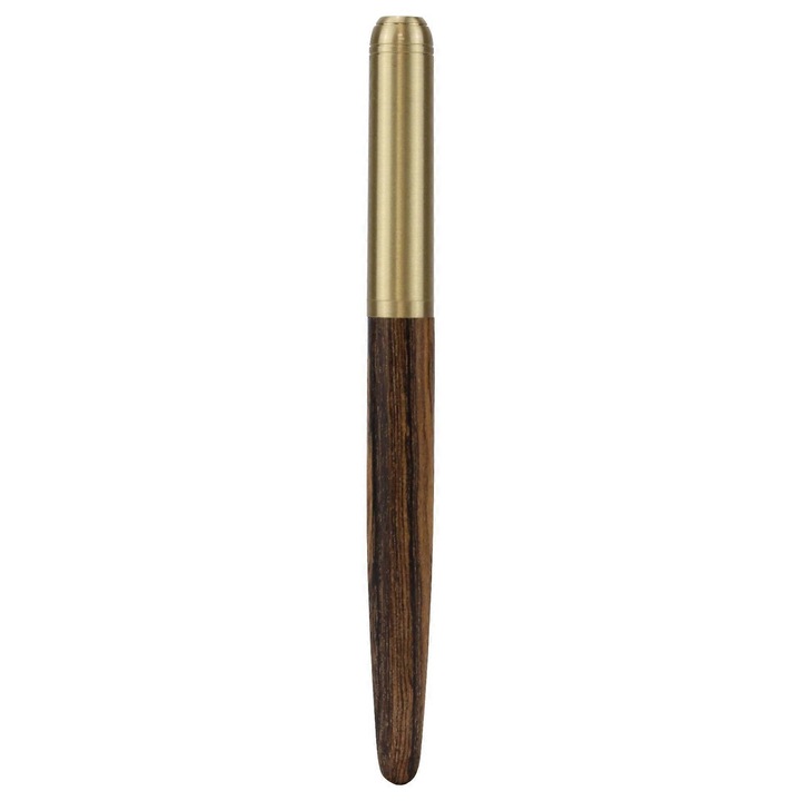 Stilou din lemn cu nib din iridiu 0.7mm, 145x12mm, multicolor, 30g