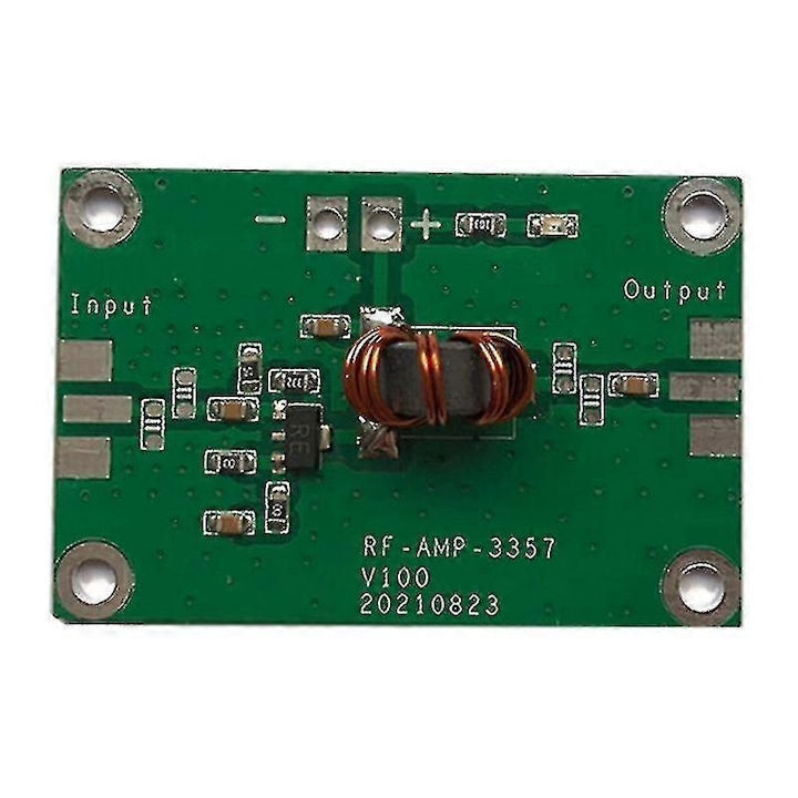 Amplificator de putere VHF, 3-100MHz, 20dB, verde, 5x3.3cm