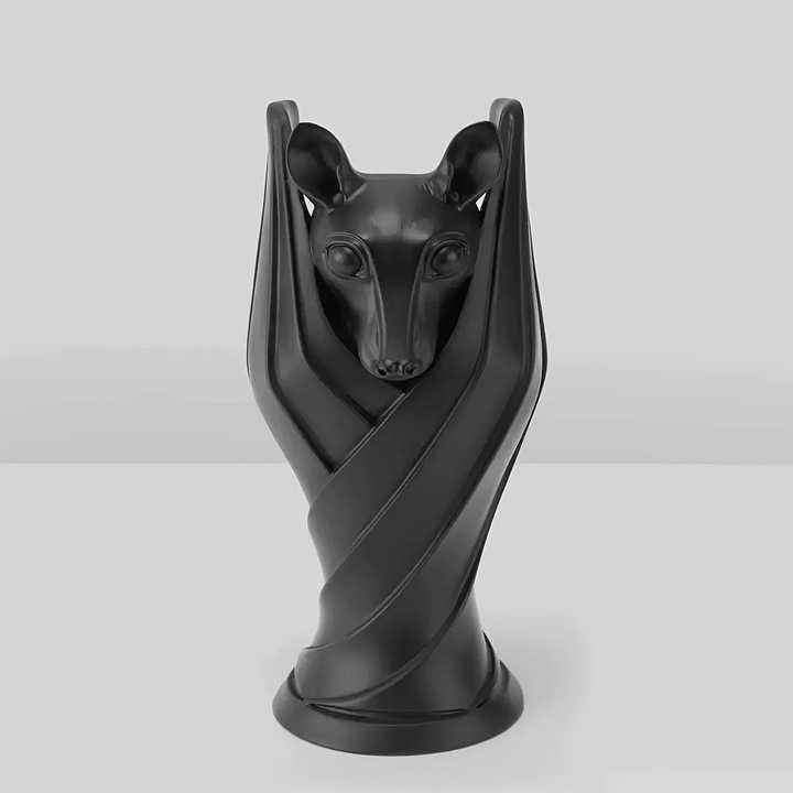 Irodai kelléktartó, multifunkcionális, fekete, 17x7.6x7.6cm