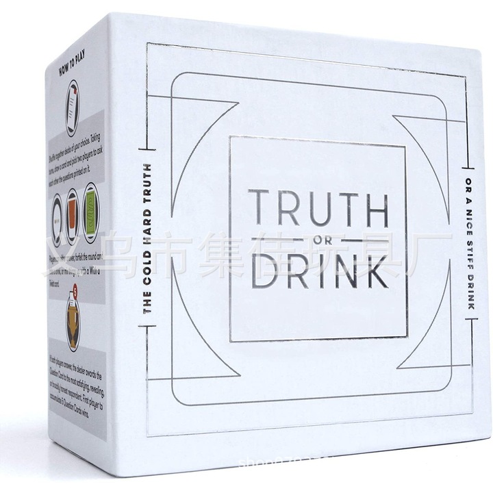Set de carti de joc - Truth or Drink, 11x11cm