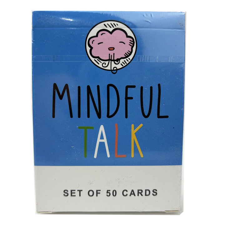 Kártyajáték szett - Mindful Talk, mindfulness gyerekeknek, 9x6.5cm