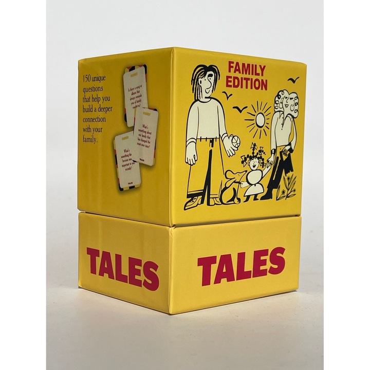 Joc de societate, TALES, set de carti pentru povesti de familie, 7.5x6.5cm, interactiune creativa