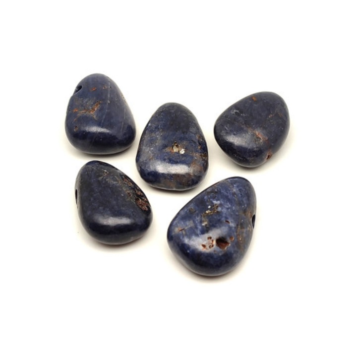 Átfúrt Zafír csepp medál