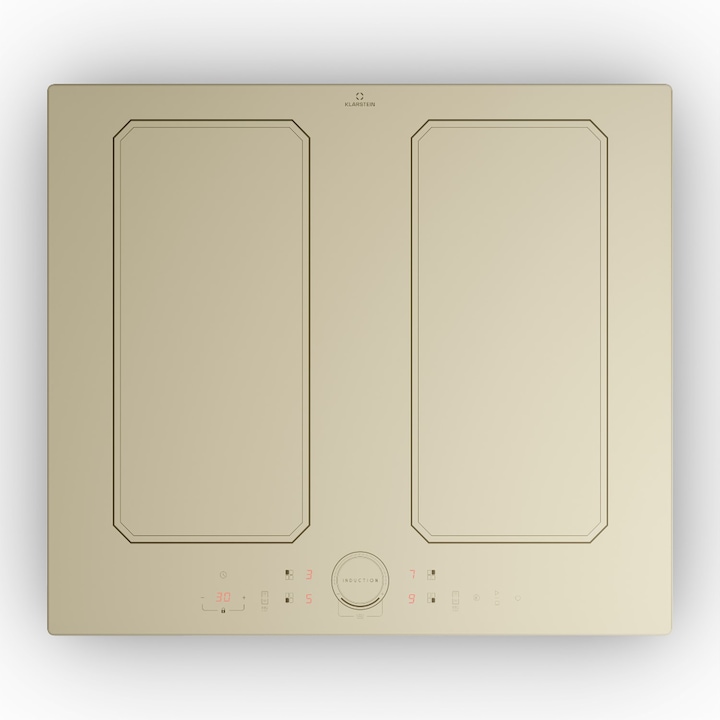 Plita inductie Samsung NZ63B5046GK/U1, 3 zone gatit, 7400 W, control touch, functie Boost, sticla ceramica neagra, 59 cm
