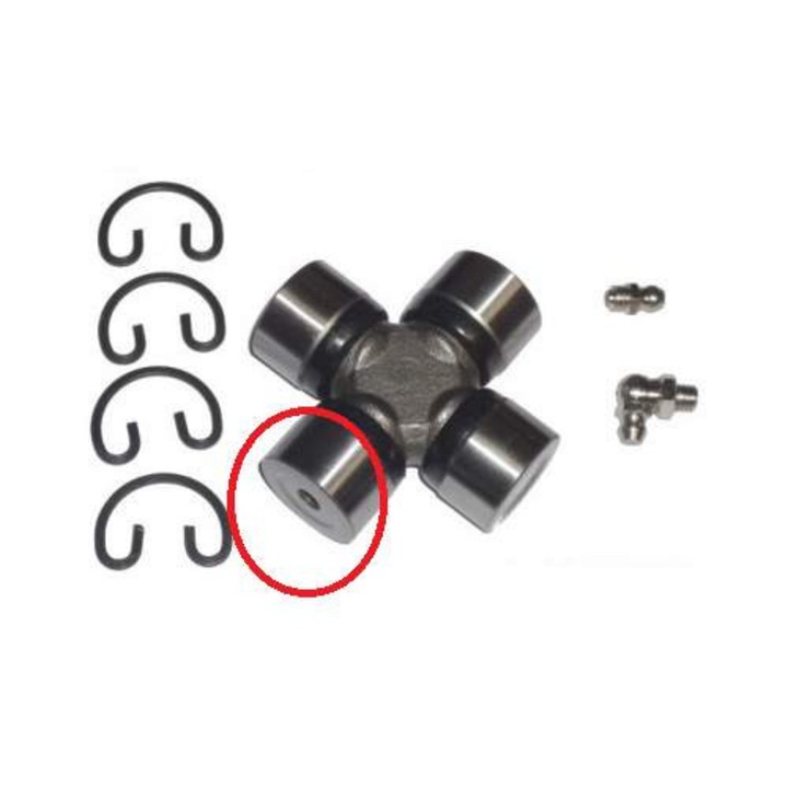 Cruca Cardanica Spate X-ATV, Diametru 25mm, Lungime 65mm, Otel Tratata Termic, Compatibila cu Can-Am