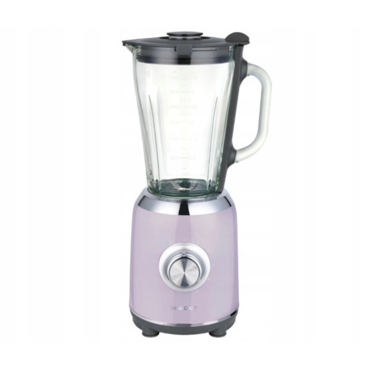 Blender SilverCrest SSMC 600 B1 600W, 5 viteze, capacitate 1,75l, gri, 16,7x19x20,9cm