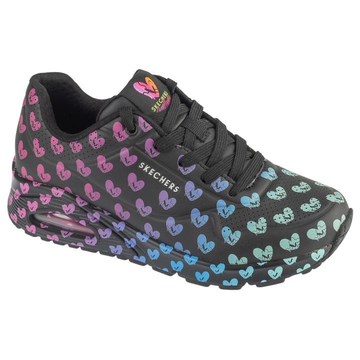 Pantofi sport, Skechers Uno - Live Colorfully 190006, Negru