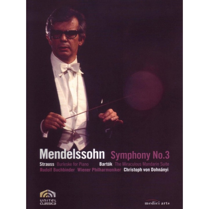 Dohnanyi Christoph Von & Buchbinder Rudolf & Wiener Philharmoniker: Mendelssohn: Symphony No. 3 [DVD]