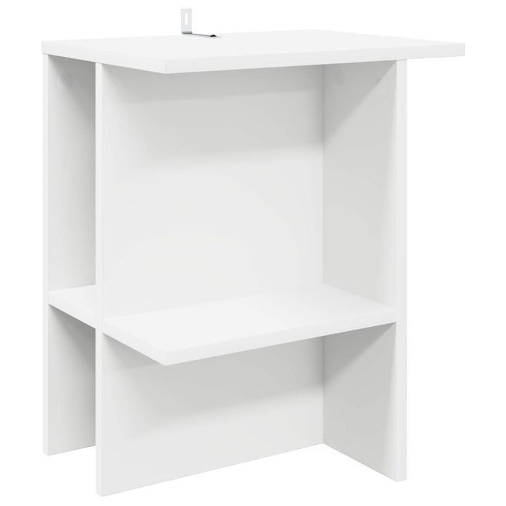 vidaXL Масичка за кафе Бяло 40 x 30 x 49 см Инженерна дървесина