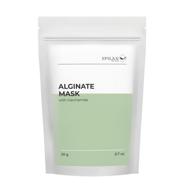 Masca Epilax cu niacinamida 20g, de ingrijire, pentru ten mixt si sensibil, actiune regeneranta si detox