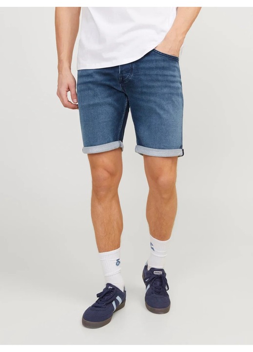 Pantaloni Scurți din Denim pentru Bărbați, Croială Regular, Albastru, Mărimea S Jack & Jones Jjiwhrick