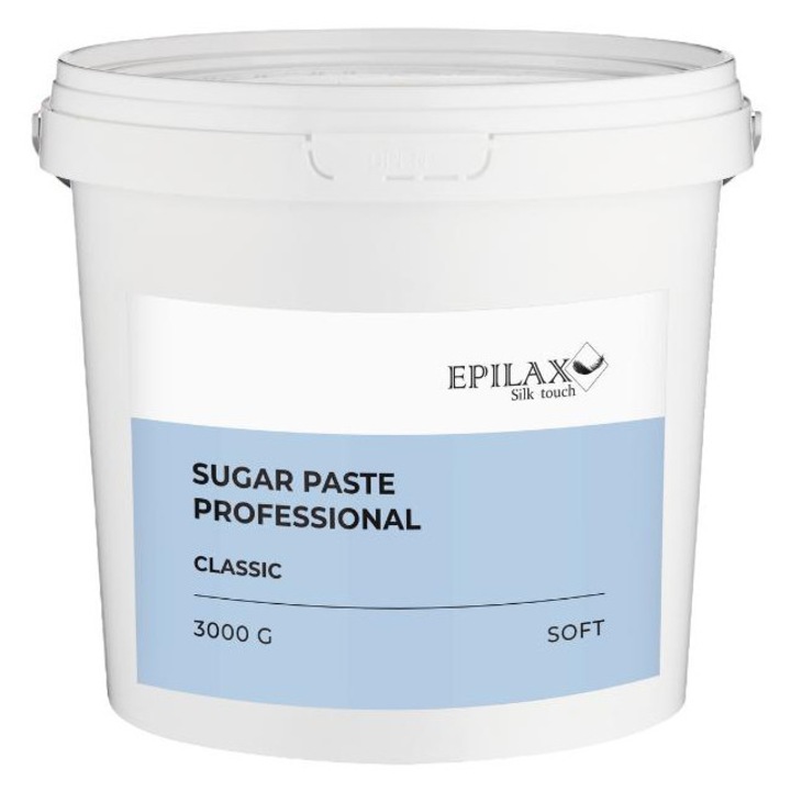 Захарна паста Epilax, SOFT 3000g, средна консистенция, 100% натурална