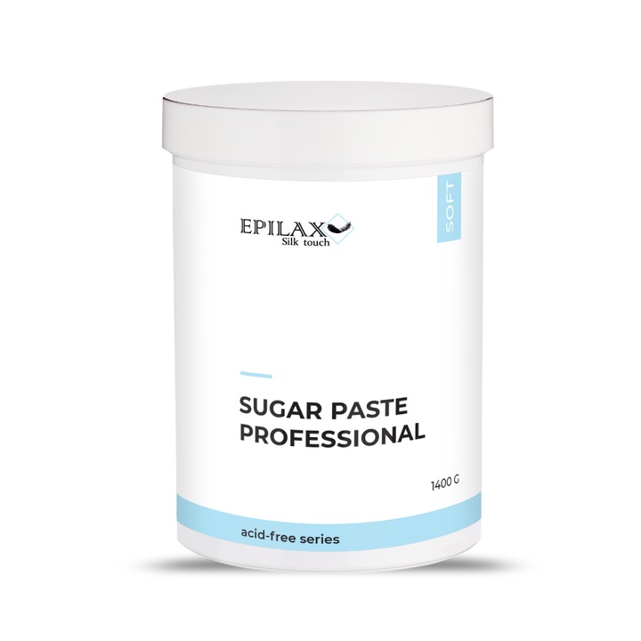 Захарна паста без киселина SOFT 1400 g, Epilax, много мека, натурална формула, за чувствителна кожа