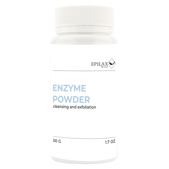 Púder 50g, Epilax, gyengéd tisztítás, papain és bromelain, arcra és testre