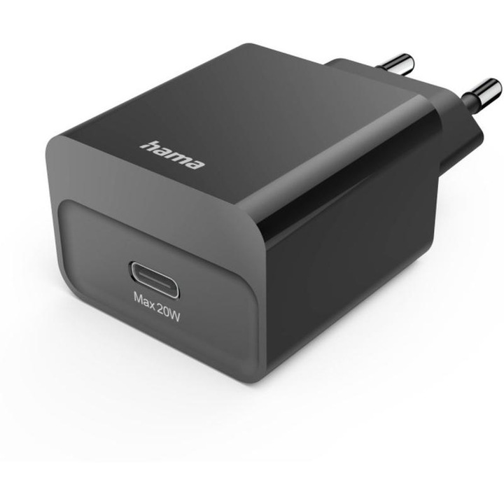 Incarcator HAMA USB C 20W negru