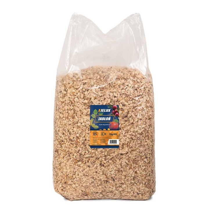 Zrebki de fum jablon Jelux, 15kg, uscate, fara mucegai, pentru gratar