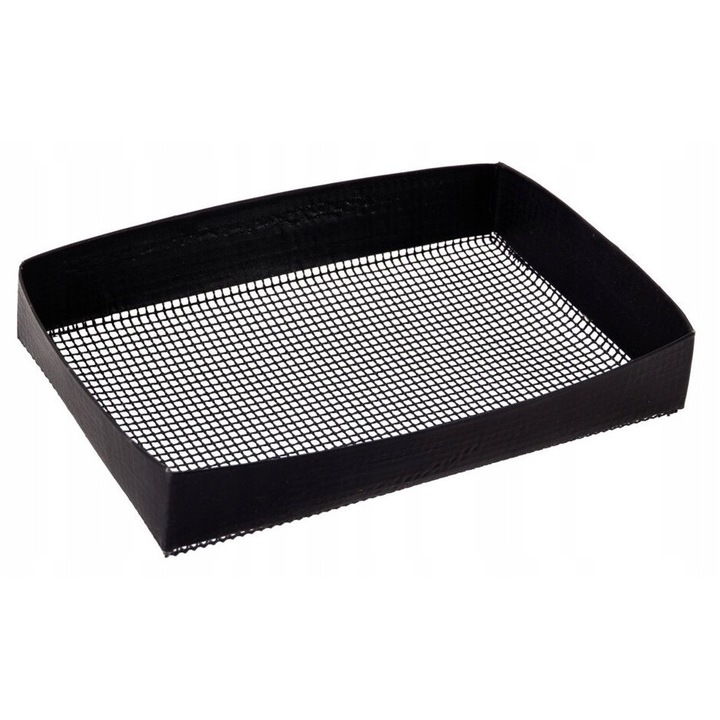 Koopman grill serpenyő, 18x28cm, 260C-ig hőálló, fekete, 1 darab