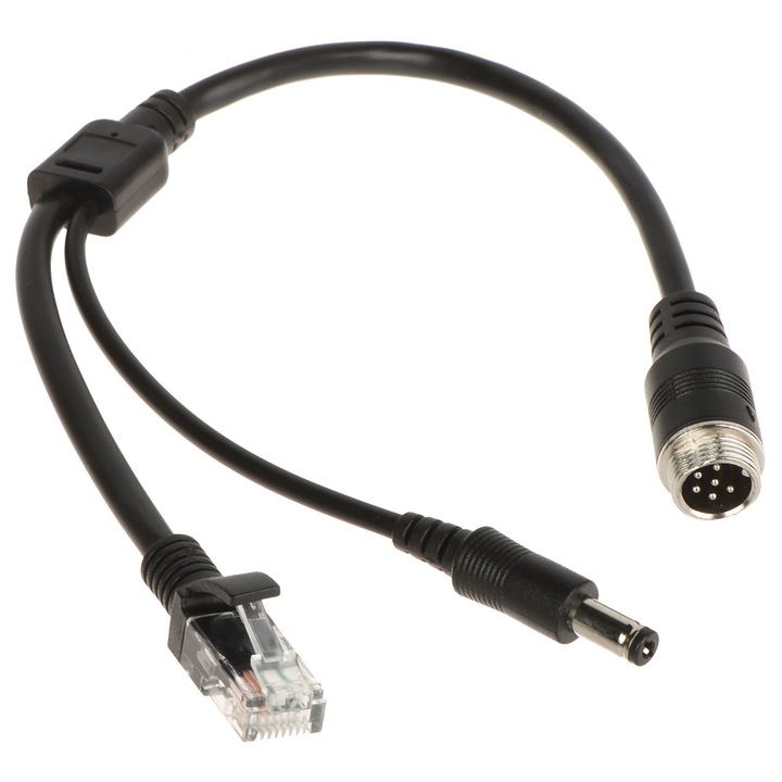 Свързващи кабели, M12 6-pin, RJ-45, 2.1/5.5mm, 0.3m, AUTONE
